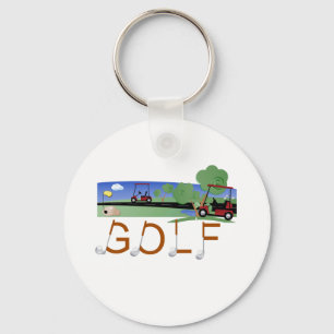 Porte-clés Golf avec voiturettes