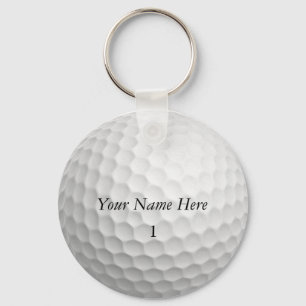 Porte-clés Golf Ball Porte - clé Customisez-le avec VOTRE NOM