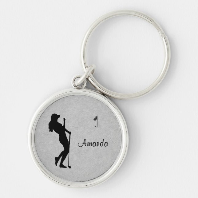 Porte-clés Golf Dames Cuir Aspect (Devant)