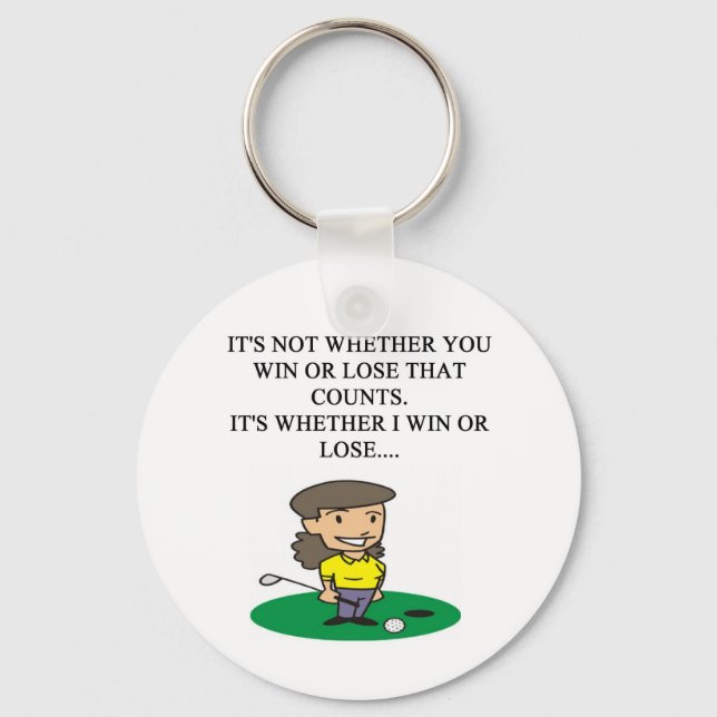 Porte-clés golf golf golf golf joke cadeaux t-shirts (Recto)