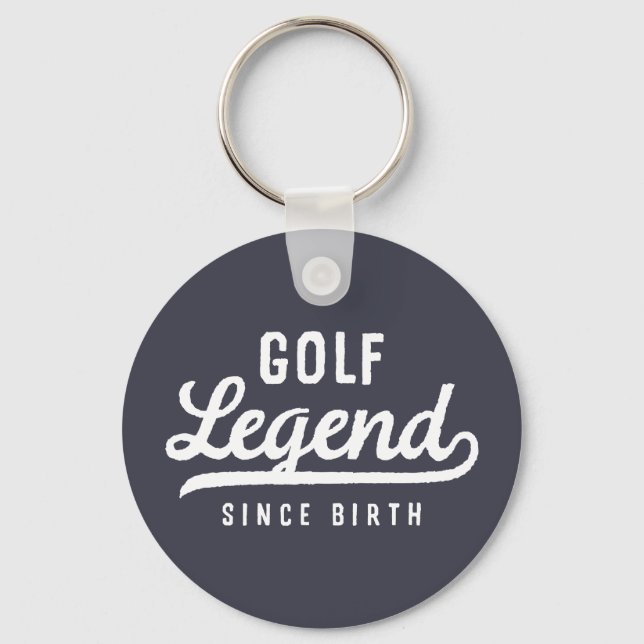 Porte-clés Golf Légende depuis la naissance Amusante Moderne  (Recto)