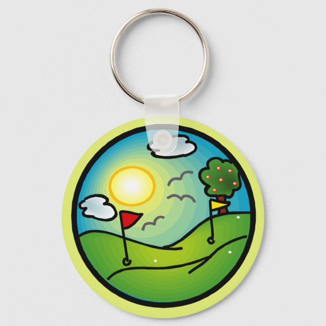 Porte-clés Golf Lover (Recto)