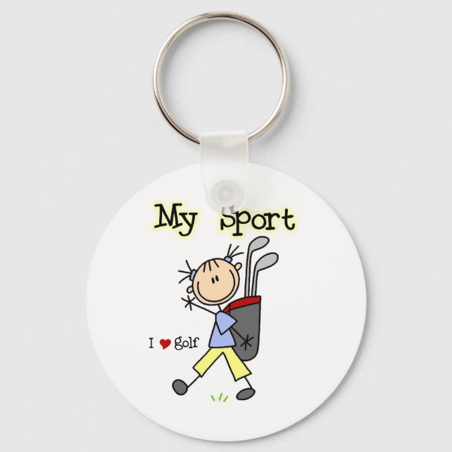 Porte-clés Golf Mon Sport (Recto)