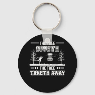 Porte-clés Golf parti de disque de Taketh d'arbre de Giveth