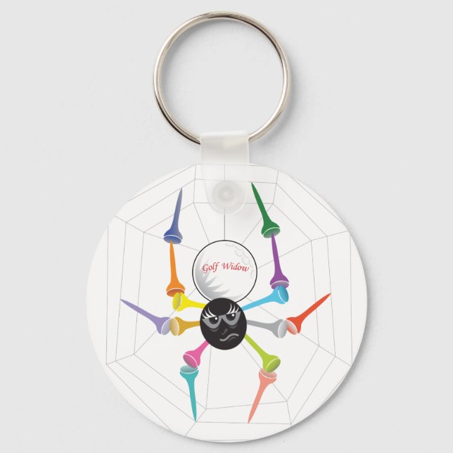 Porte-clés Golf Widow Black Widow Spider Tee - shirts (Recto)