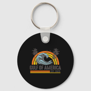 Porte-clés Golfe des États-Unis Plage Vintage Amériques Golfe