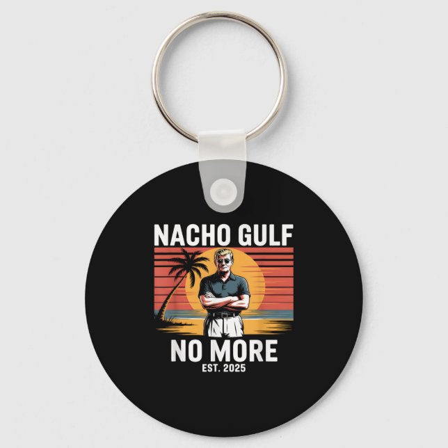 Porte-clés Golfe Nacho Plus De Vacances Drôles De Trump 2025  (Recto)