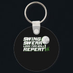 Porte-clés Golfer Swing Sweat Look For Ball<br><div class="desc">Golfer Swing Sweat Look For Ball</div>
