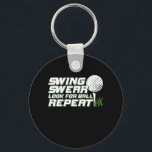 Porte-clés Golfer Swing Sweat Look For Ball<br><div class="desc">Golfer Swing Sweat Look For Ball</div>