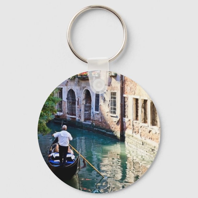 Porte-clés Gondola à Venise Italie (Recto)