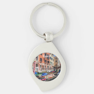 Porte-clés gondole traditionnelle à Venise