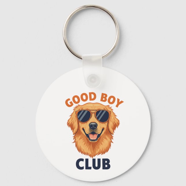 Porte-clés Good Boy Club | Keychain Dog Design (Recto)
