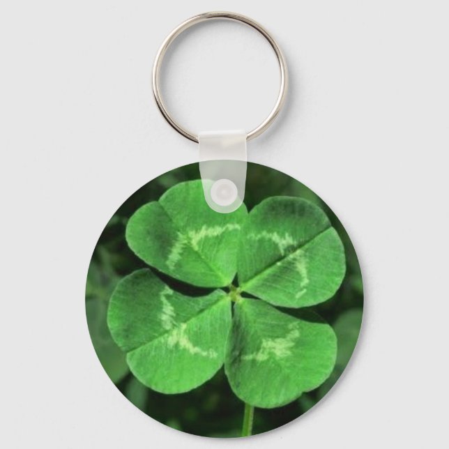 Porte-clés Good Luck Four Leaf Clover  (Recto)