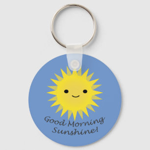 Porte-clés Good morning Sunshine Cute Kawaii Sun