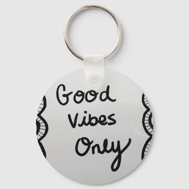 Porte-clés Good Vibes Only (Recto)