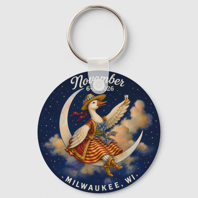 Porte-clés Goose the Band - Milwaukee 2026 (Verso)