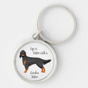 Porte-clés Gordon Setter porte - clé. Articles personnalisés