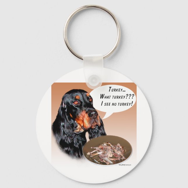 Porte-clés Gordon Setter Turquie (Recto)