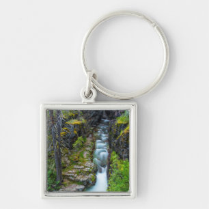 Porte-clés Gorge de Sunrift dans le parc national de Glacier,