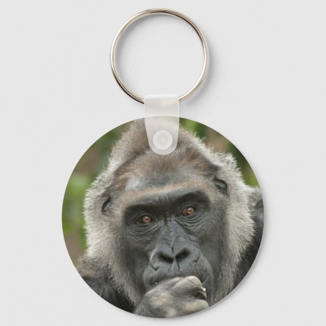 Porte-clés Gorilla réfléchie (Recto)
