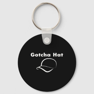 Porte-clés Gotcha Casquette mème amusant farce farce Internet