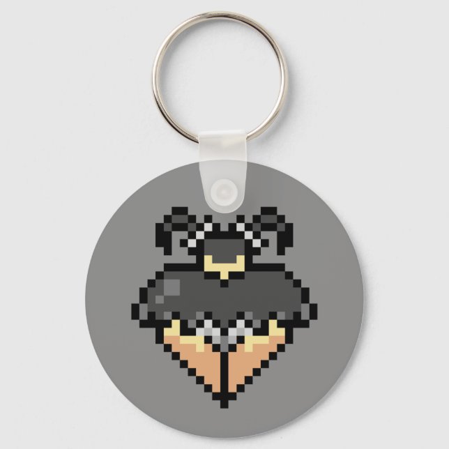 Porte-clés Goth dans une courte Porte - clé jupe noire (Recto)