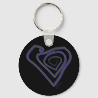 Porte-clés Goth Heart Keychain.