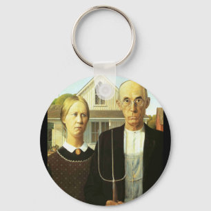 Porte-clés Gothique américain