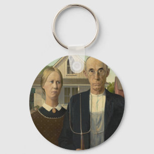 Porte-clés Gothique américain de Grant Wood