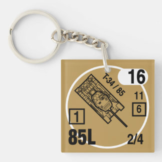 Porte-clés Gousset du porte - clé T-34/85