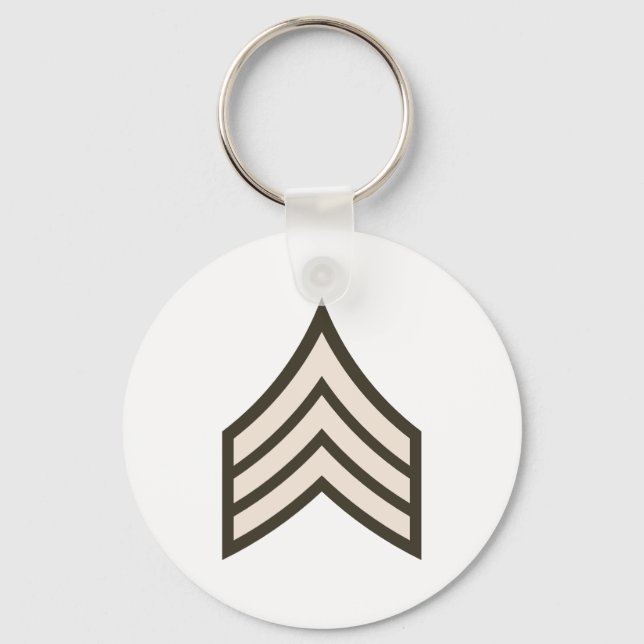 Porte-clés grade de sergent de l'armée (Recto)