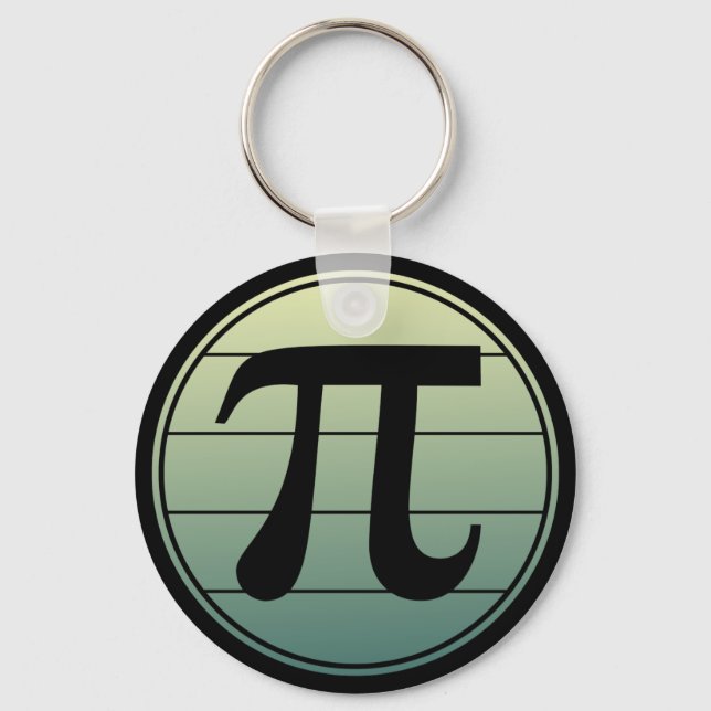 Porte-clés Gradient | Happy Pi Day Math (Recto)