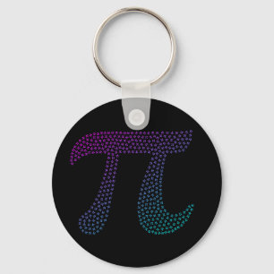 Porte-clés Gradient Pi Symbol Pi day   Happy Pi day Math