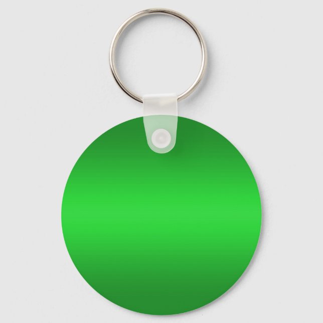 Porte-clés Gradient vert brillant - Emerald Greens Modèle B (Recto)