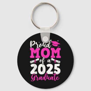 Porte-clés Graduation 2025 Fier Maman D'Un Diplômé Mothe 2025