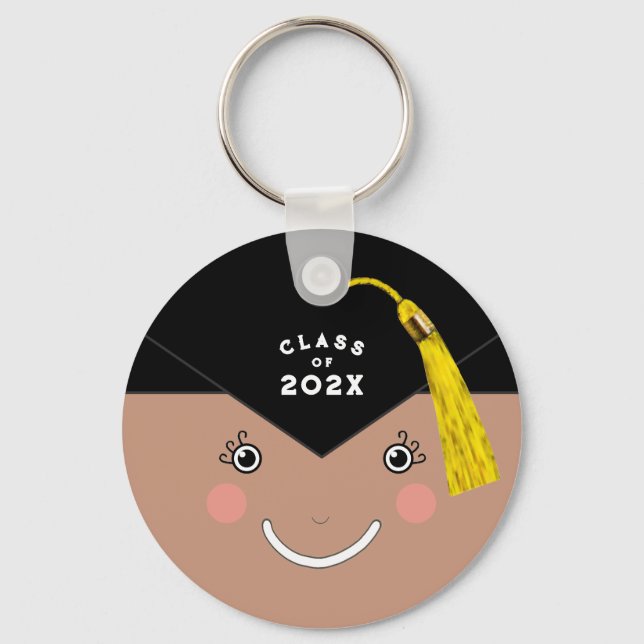 Porte-clés Graduation 2025 Keepsaké Porte - clé cadeau (Recto)