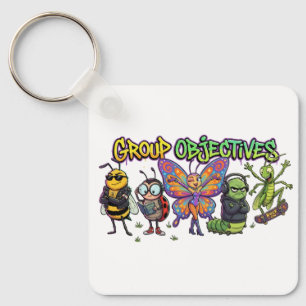 Porte-clés Graffiti de la bande de bugs dessin animés cool -