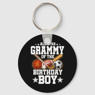 Porte-clés Grammy All Star de l'anniversaire du garçon de bas