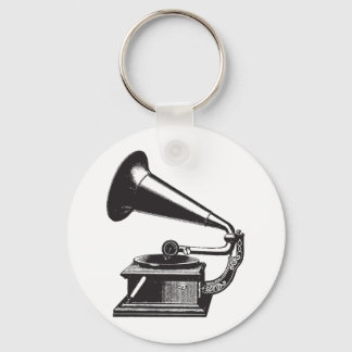 Porte-clés Gramophone vintage