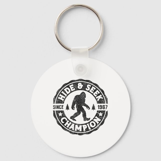 Porte-clés Grand Champion de Cache-Cache Bigfoot Drôle de Sas (Recto)