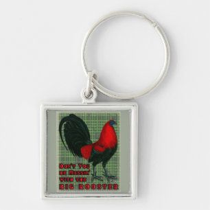 Porte-clés Grand Coq Rouge
