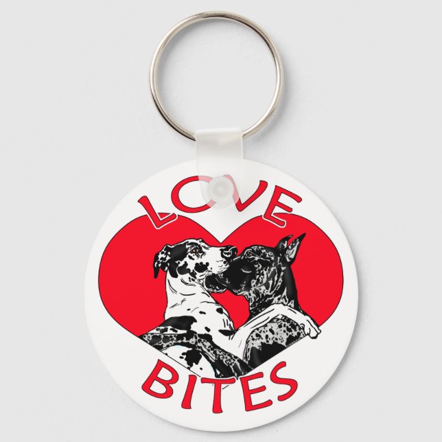 Porte-clés Grand Dane Love Bites (Recto)