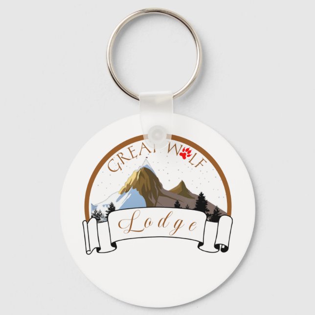 PORTE-CLÉS GRAND LODGE DE LOUP (Recto)