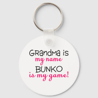 Porte-clés Grand-Maman Est Mon Nom Bunko Est Mon Jeu