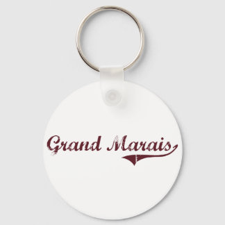 Porte-clés Grand Marais Minnesota Classic Design