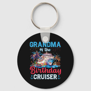 Porte-clés Grand-Mère De L'Anniversaire Cruiser Funny Cruise