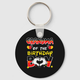 Porte-clés Grand-Mère De L'Anniversaire Garçon Famille Décor
