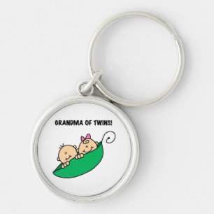 Porte-clés Grand-mère de Twins Peas dans un Pod Tshirts et ca