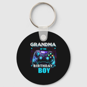 Porte-clés Grand-mère du garçon d'anniversaire vidéo familial