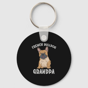 Porte-clés Grand-père Bouledogue